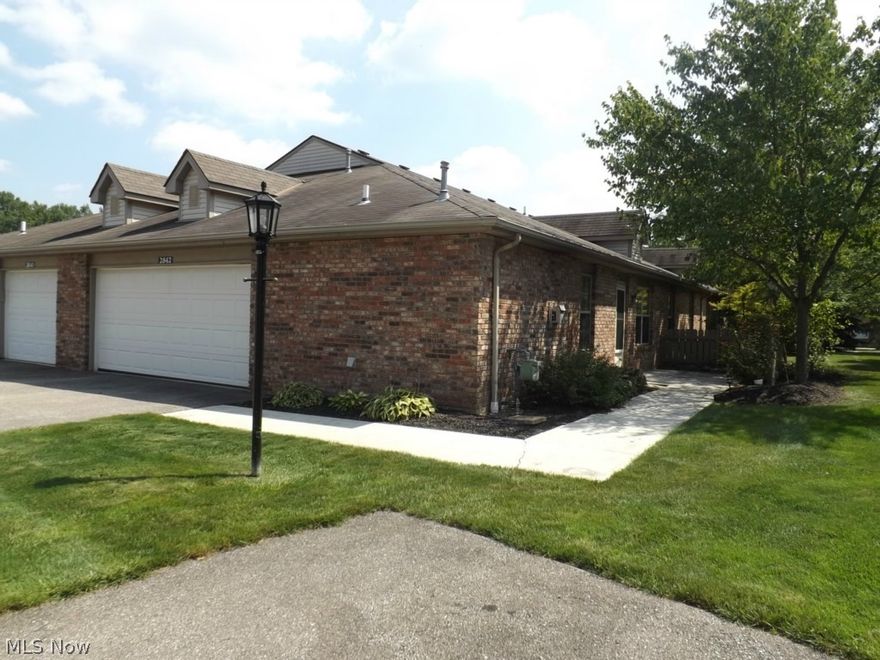 Fantastic Brick Ranch Condo in Desirable Devonshire Meadows. 2 Bedrooms, 2 Full baths. Excellent End Location. Private Patio with Wooded Views. 2 Car Attached Garage.  New Carpet Throughout. Nice Open and Bright Floor Plan.  Vaulted Ceiling in Living Room.  Dining Room Opens to Kitchen Area.  All Appliances Stay.  Cozy Family Room with Fireplace.  Lots of Storage. Generously Sized Master Suite with Walk in Closet and  In-Suite Bath. Amenities include Lodge, Fitness Center, Pool, Tennis Courts, Walking Trails, Pond and Nature Preserve Wetlands. Convenient access to I-90, Avon Commons, Crocker Park. A Must See!