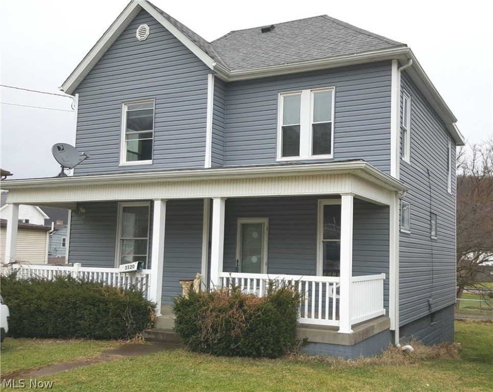 Great solid house with plenty of off street parking. House features 4 bdrms, newer siding and shingles, replacement windows and a whole house generator (22kw) which kicks on automatically. Plenty of space inside and extra space outside with an extra flat lot on the side of the house. 1 car garage out back and parking in the front and rear of the home. Make this house your next Home!