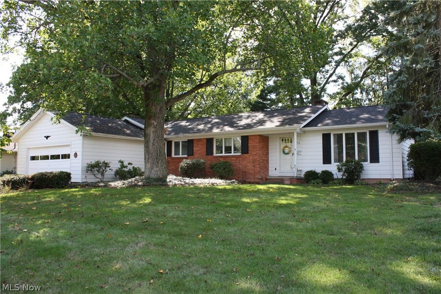 Fabulous 3 BR ranch home with double sided fireplace, 3 seasons room, great lot, attached garage, newer roof and furnace. Loved by only one family and now ready for yours.