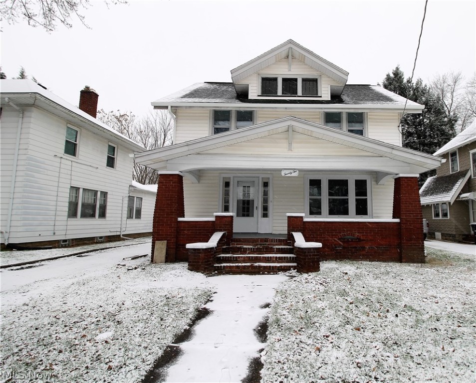Welcome to this stunning, totally remodeled 3-4 bedroom, two full bath colonial home! Come on in from the covered front porch where you can relax and enjoy, to the huge great room, shiplap refinished fireplace, built in cabinets, large windows to enjoy the natural light shining through and open to the gorgeous dining room. The home has all new flooring and new windows, has been freshly painted from top to bottom. The bright and fabulous new kitchen offers recessed lights, abundant of new cabinets and counters, hardware, stainless steel appliances, stove with hood. Just gorgeous! Completing the first floor there is a remodeled laundry room, and a full bathroom with new tiled shower and toilet, new vanity and fixtures. Upstairs you will find three large bedrooms with walk in closets and new carpet. There is a large redone full bathroom with tile shower and sitting bench. The third level is possibly a fourth bedroom, office, rec room etc. all totally redone. WOW! The lower level offers a