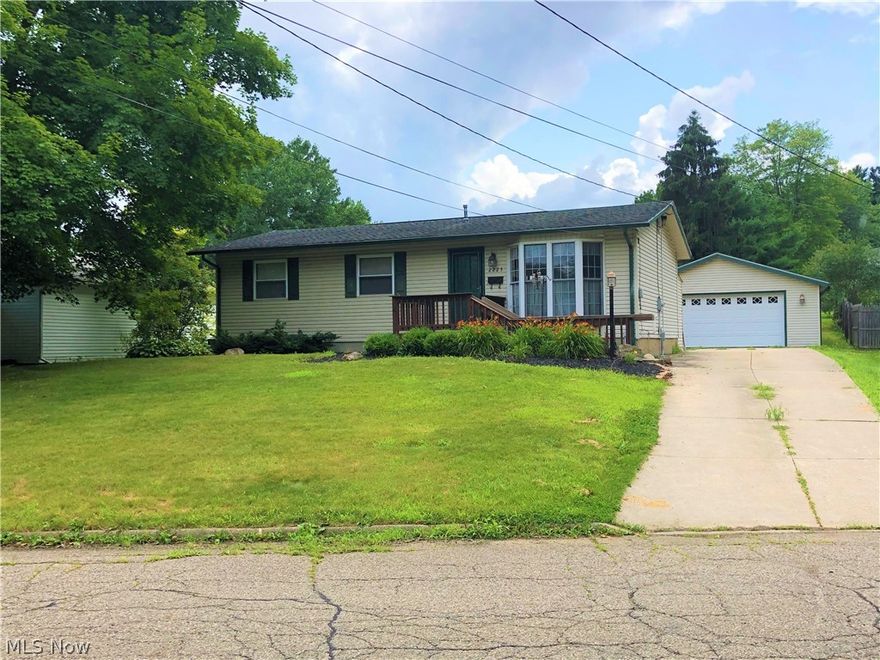 Fantastic ranch living.  This home features 3 bedrooms, 1 bath, a finished walk-out basement, a two car detached garage and fully fenced in back yard.
