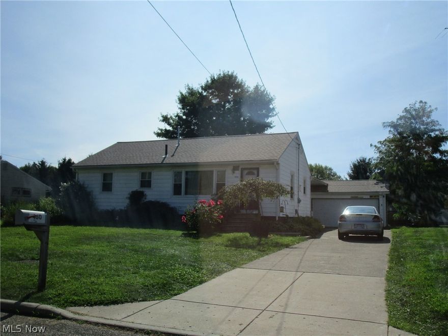 Nice ranch home located near the park. Full basement and attached 2 car garage. Private yard and covered patio. 3rd bedroom is currently used as a dining room. Roof appears updated.