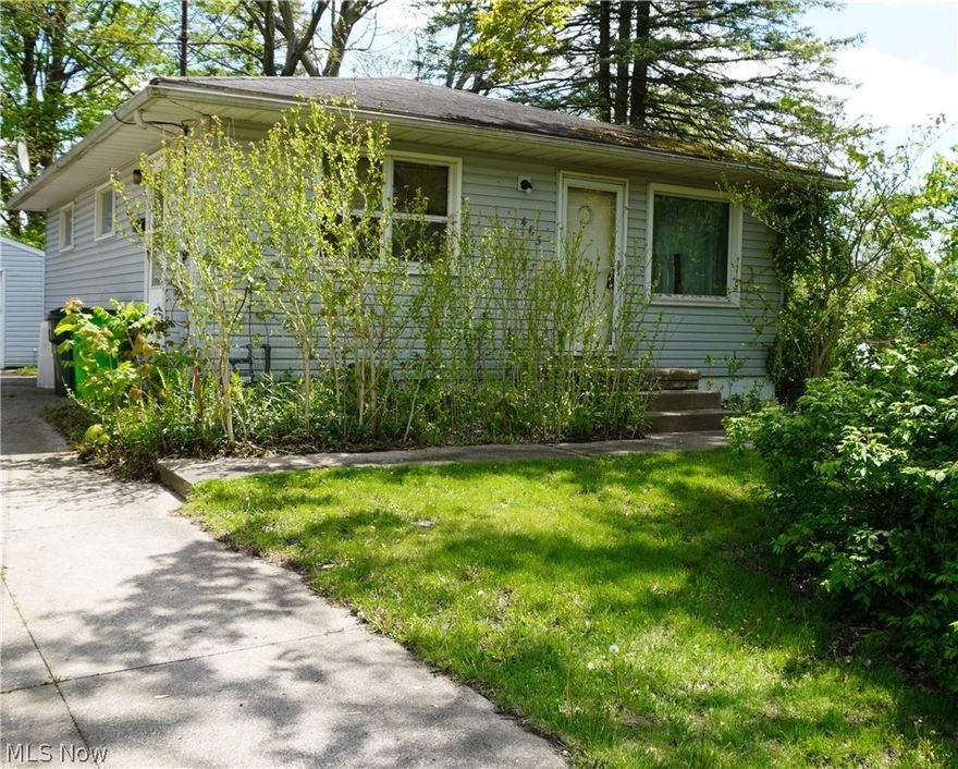 Opportunity awaits – Turn this into your dream home or use as an investment property. This 3 bedroom home has much to offer. Eat in kitchen, living room with tons of natural light, full basement with walk up access.  Detached garage provide tons of extra storage. Nice size backyard. Located on a quiet side street, yet close to shopping, restaurants, interstate access, hospitals, and all amenities needed. Buyers agents please email agent with questions.