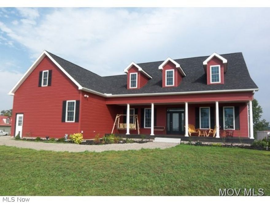 Stunning 1.5 story farm house with over 3500 sq.ft. Built in 2012 this home offers it all. Cathedral ceiling in great room, 10 foot ceilings, all those special touches. Pole building is huge 32x64 space with 4 car garage, totally finished w/ 4 bedrooms, 1.5 baths, laundry, living, kitchen dining with over 2000 sq ft. Front & back covered porches to enjoy the views and wildlife. ** Seller is offering a $1,000 Bonus to Selling Agent! **  Elem: Lubeck Elementary School  Elem/Bus: Y  JrHigh: Blennerhasset Jr. High School  JrHigh/Bus: Y  High: Parkersburg South High  High/Bus: Y  Fire: VOL  Police: SHF  PossFreeGas: N  ;SQFT=Fin L1:2196, Fin L2:1662, Fin Above:3858, Fin Total:3858, Unfin Bsmt:2196, Unfin Above:2196;GAR= 2 Car Att, 4 Car Detatched