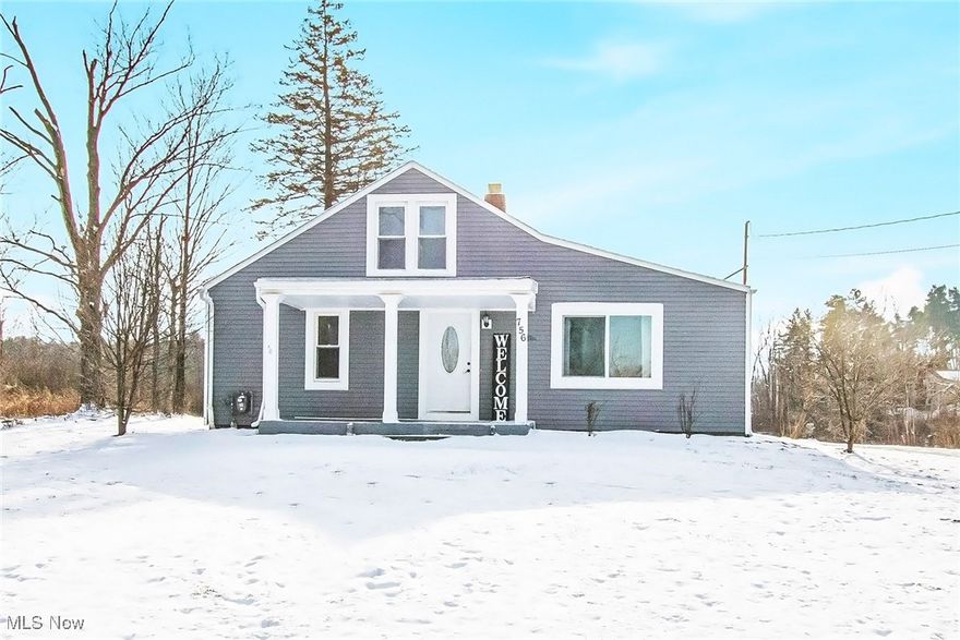 Country living on 3 acres, situated next to hundreds of acres in (Thomas Heritage Park). Main road address with no worries here because it's located off the bypass with the lot extending to St Rt 303 with a deep wooded buffer in front! This move-in ready 3-bedroom 1.5 bath charming home checks off a lot of boxes! Large eat in kitchen (remodeled 2013) features tons of cabinet and counter space, ceramic tiled flooring and all appliances included. First floor master has on suite half bath and hardwood flooring. Spacious living room, large mudroom with laundry off kitchen on first floor. Full walkout basement, updated bathroom large 2nd floor bedroom with built-ins. 24x20, 2 car garage, deck, patio, fenced in garden and swing set.  Fresh paint throughout and carpet (26). Other updates include, furnace (22), well tank (22), vinyl siding (15), septic, roof and vinyl windows 2011. Lots of updated plumbing and electric throughout. A must see!