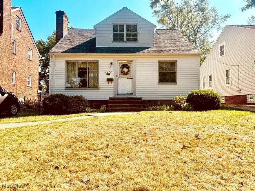 Welcome to this cherished family home, perfectly situated on a quiet street just steps from William C. Bryant Elementary School in lovely Old Brooklyn. This inviting property offers comfort, charm, and ample space for your personal touches. The main level features a large eat-in kitchen with direct access to a fabulous covered rear porch, perfect for outdoor dining or relaxing. The spacious living room boasts a beautiful wood-burning fireplace and stunning hardwood floors, creating an ideal space for cozy nights and family gatherings. Two well-sized bedrooms, also with hardwood floors, and a full bath with classic ceramic tile complete the first floor.  Upstairs, you'll find the master bedroom, a private retreat with gleaming hardwood floors, along with a versatile fourth bedroom that could serve as an office, nursery, or additional bedroom to suit your needs. The second floor also offers plenty of storage space, including an extra-large double closet. The home sits on an incredibly large rear yard, measuring 45 x 197, providing endless opportunities for outdoor activities. Additionally, an extra-deep one-car detached garage offers more storage and parking options.  With newer siding and a roof, this home combines charm with some updates. Bring your vision and updating ideas to make this wonderful family home uniquely yours. Don’t miss this opportunity to create lasting memories in a home that has it all! Schedule your showing today and explore the possibilities. NO FHA or VA financing. CASH or CONVENTIONAL FINANCING. Room sizes and square footage are not guaranteed. Buyer should perform their due diligence regarding room sizes and square footage. Seller encourages professional home inspections. However, this home is being sold "AS IS", with no seller paid repairs or reduction of price for items due to an inspection(S). All desired inspections are for the buyer's informational purpose only. Previous owner received a discount on taxes through the Homestead Exemption.