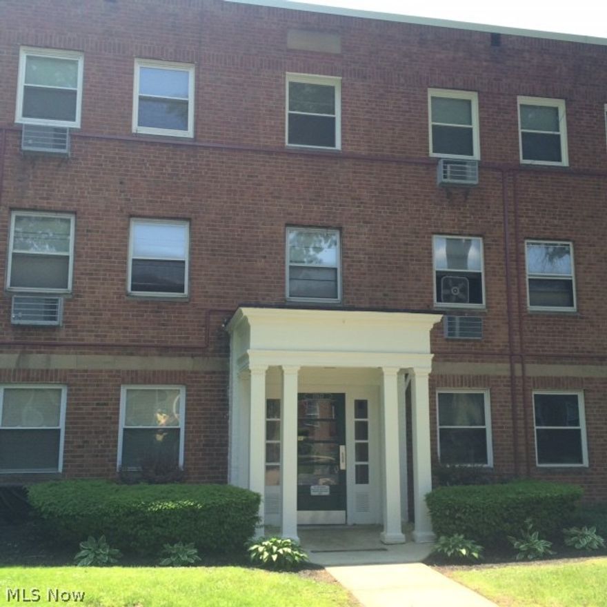 Desirable Mayflower Condo, second floor unit. 2 bedrm, 1bath with living room- dining room combination. Laundry room on second floor. Garage assigned. Ideal location near shopping, restaurants, hospitals and schools with easy access to downtown Cleveland.