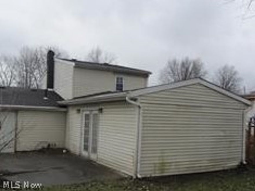 Home features 3 bedrooms, enclosed porch, with much potential.