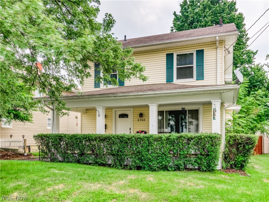 Charming Colonial in desirable Falls location. The inviting front porch is spacious and recently rebuilt. Formal living room and formal dining are open , light and bright. Fireplace is currently blocked off and for decorative purposes only, possibly could be functional if serviced. Hardwood floors throughout. Cozy bonus room added with sliders to the big deck porch and fenced backyard. Nicely updated kitchen with pine cabinets. 3 good sized bedrooms with ceiling fans. 2 full baths, one updated bathroom and one completely new. Newly sealed driveway and garage with extensive refurbishing. New HVAC in 2021, new windows in '08, new roof in '13 approx. This is a great house in a convenient location which has been nicely maintained.