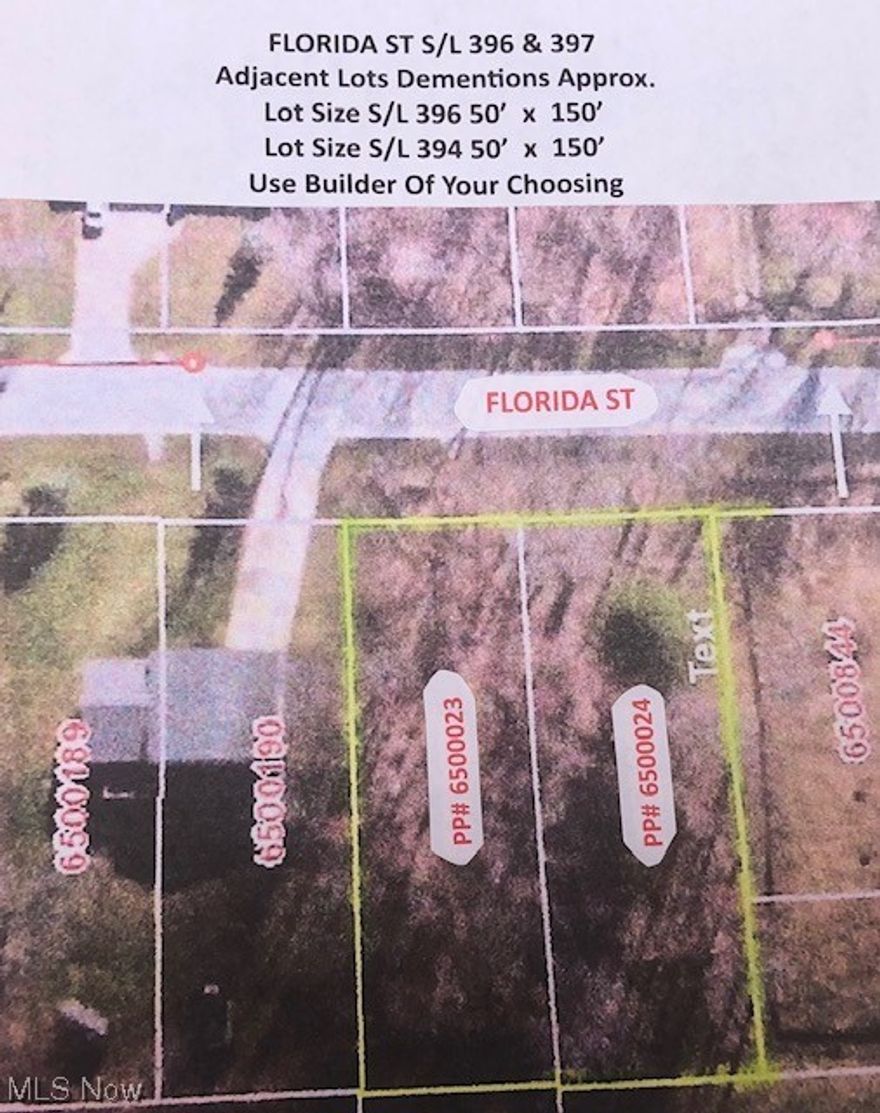 Two parcels. Located in an area of newer homes. Florida Street is south of Glenwood. Lots are located between 10458 and 10442 Florida St. This home is in the Aurora School District. Bring your builder. This could be the perfect site to build your dream home.