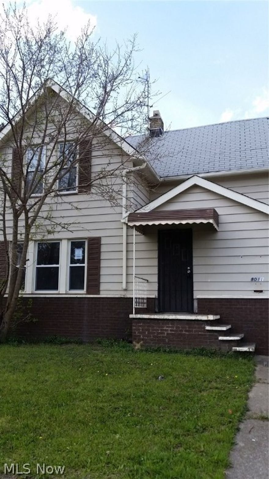 Clean slate ready for rehab. Large 4 BR 2 bath home. Great location on quiet dead end street near Garfield Heights border. Home to be sold "AS IS". Mechanics are missing. Large yard, some newer windows, good size rooms. Much potential with this one.