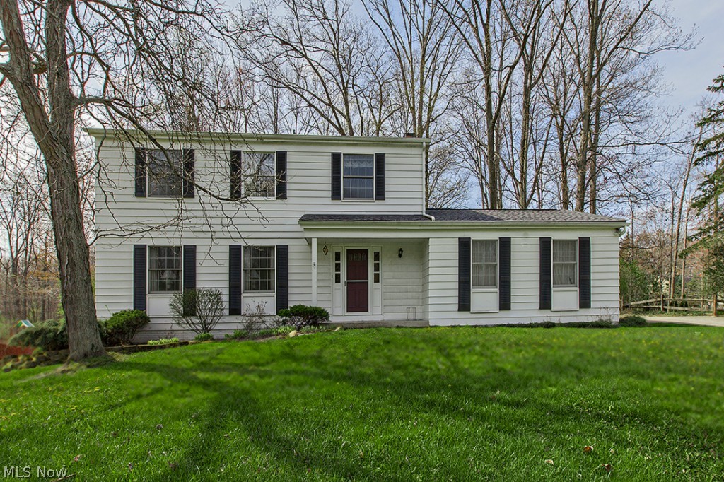 Wow! Welcome to wonderfully well maintained center hall colonial in Chatham Estates. The whole house is neutrally painted with lots of hardwood flooring. The first floor boasts an updated kitchen with ceramic tile floors and all appliances staying. The nice sized eat in dining room has french doors leading to a deck with views of a private backyard, perfect for entertaining! Generous sized living room with hard wood floors. The cozy family room has a brick wood burning fireplace that opens to a sun room addition with skylights (replaced in 2009). Half bath a foyer complete the main level. All four bedrooms have hardwood floors, with main bath remodel done in 2013. The master bedroom suite has double closets and master bath remodel was done in 2014. Roof and gutters replaced in 2013, electrical box in 2014 along with transferable basement waterproofing. The private backyard has a split rail fence and home is located close to the Cul de sac and park. The lower level is semi finished wi