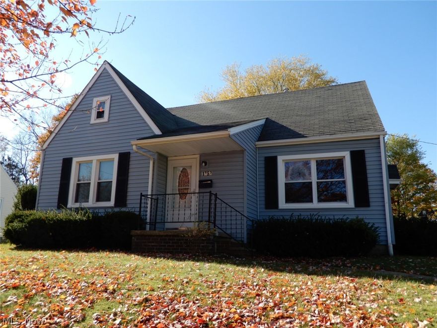 Price reduced for quick sale on this cute cape!  Hardwood flooring throughout, nice kitchen, good sized rooms, 2 car attached garage.  This doesn't need much to make it a beautiful home - appears to have laundry hookups moved to 1st floor. Add your finishing touches to make this one a great home or investment!