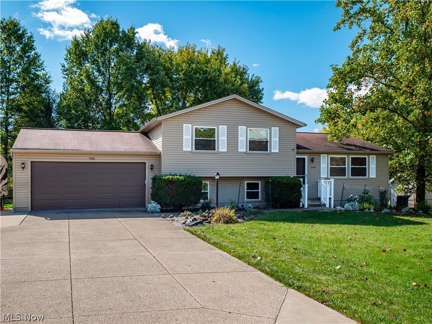 Welcome home to this beautifully maintained split-level that perfectly blends comfort, style, and everyday convenience. With a spacious backyard ideal for summer gatherings, playtime, or simply unwinding at the end of the day, this home is designed for easy living inside and out. The updated kitchen features modern finishes and plenty of functionality for cooking and entertaining. Both bathrooms have been thoughtfully updated—so you can move right in with confidence. Major updates, including new siding, a gutter guard system, and low-maintenance composite decking, add lasting value and peace of mind. Offering great curb appeal, a flexible layout, and tasteful updates throughout, this home truly checks all the boxes. Conveniently located near parks, shopping, and schools, this move-in ready North Royalton gem is ready for its next owner to enjoy.