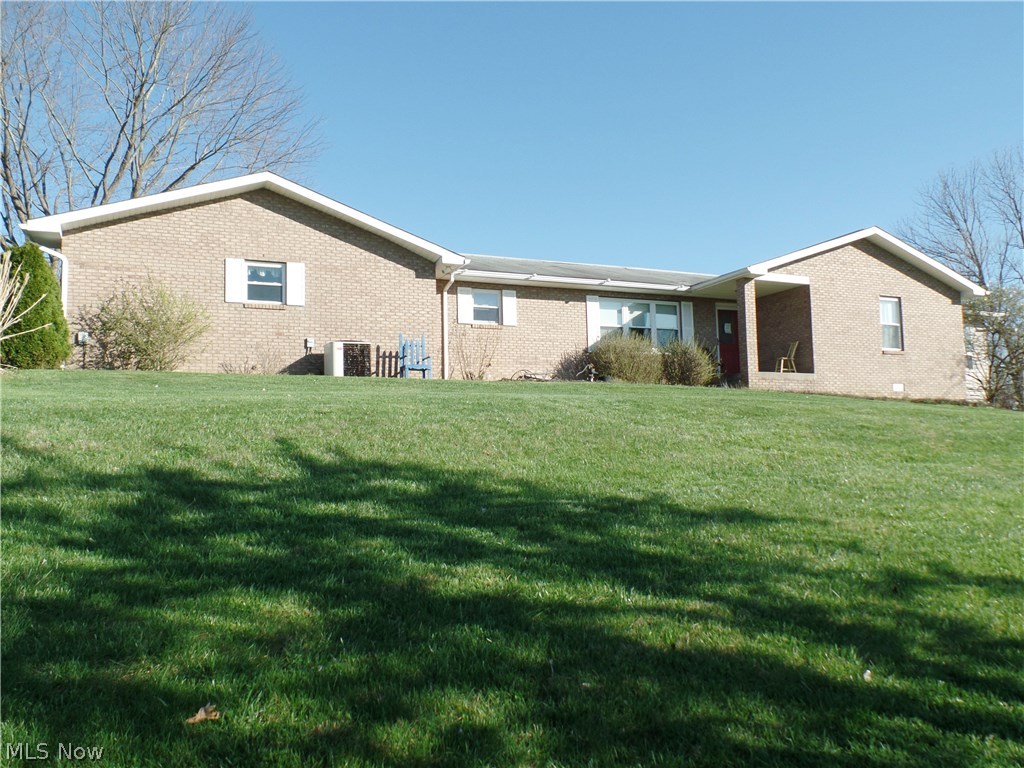 Beautiful ranch on 8 acres with nice pond. Open floor plan, fireside family room, nice kitchen with stainless appliances, all season sun room. Great property for horses.