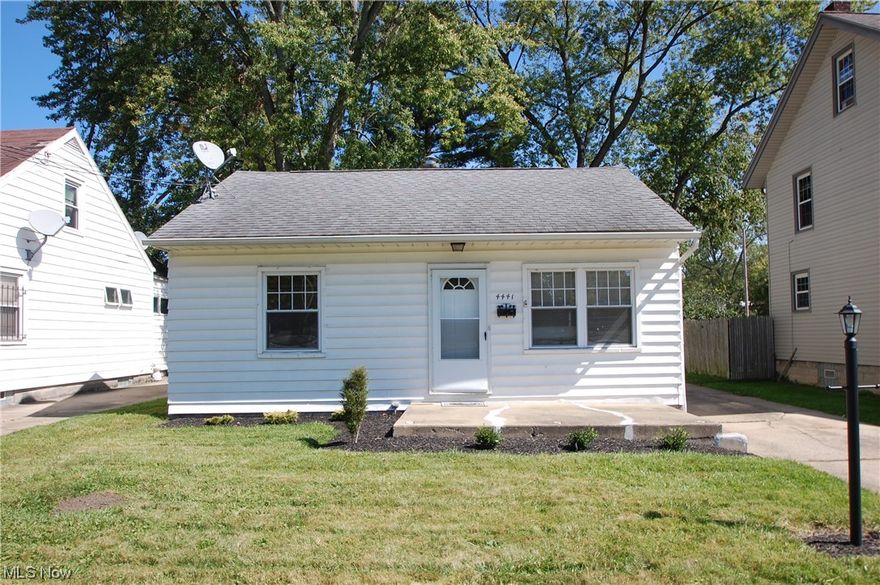 Nice 2 bedroom 2 full bath ranch in Boardman schools. Features living room, dining room large eat in kitchen w/ new appliances. The master bedroom has a master bath. There is a full basement and all new HVAC, large 2 car detached garage. Recent updates include all new carpet and paint, Appliances, newer vinyl windows. There is a 14 x 7 covered concrete patio.