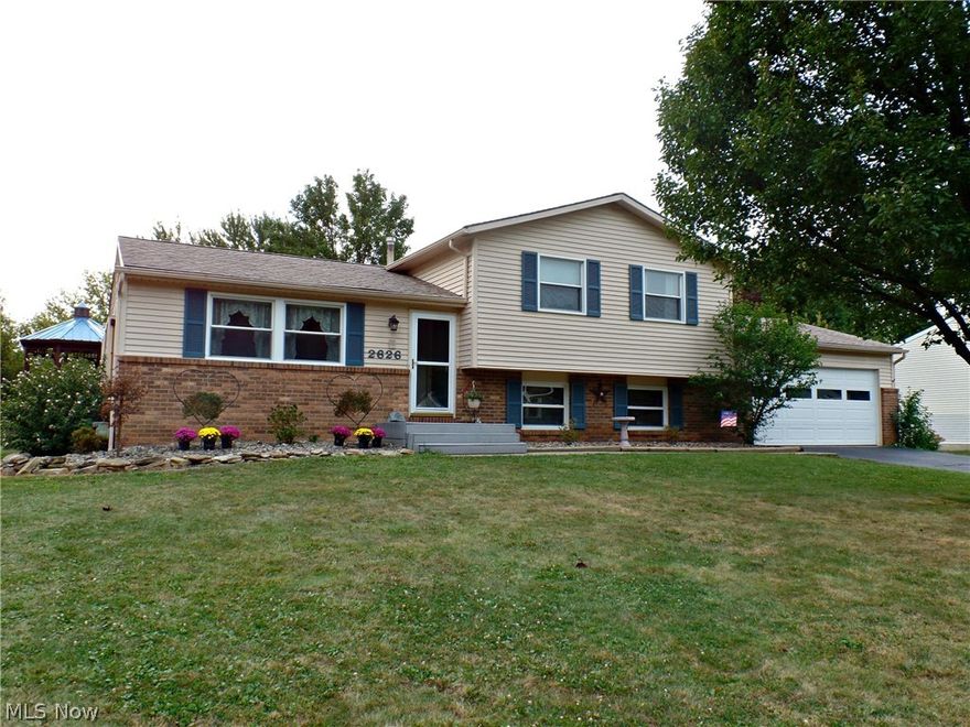 Cute, updated, and move in ready Split level style home in the heart of Lordstown.  Spacious living room opens to a large, updated country kitchen, with sliding glass dorrs to the deck.  3 bedrooms are all on the upper level.  The lower levelfeatures a cozy family room with fireplace!  The 4th level features a partial basement ready to make it your own!  2 car attached garage.  Beautiful back yard oasis with pool, shed, and deck- great for outdoor entertaining!  This home has it all!  Call today to schedule a private tour!