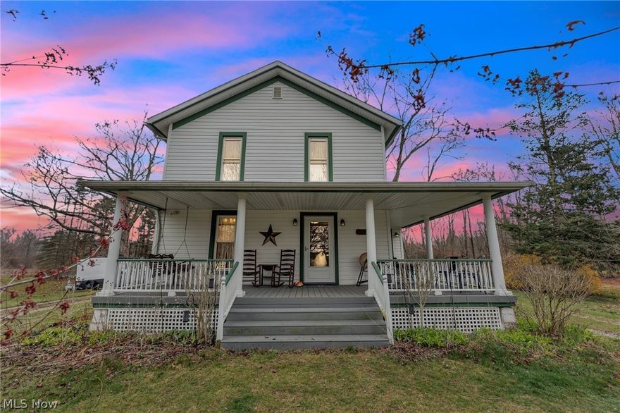 Enchanting, Charming and Elegant! These words come to mind and I am sure yours as well when you see this classical home. Before entering you will immediately notice the wrap around covered porch. Perfect for enjoying your morning coffee or unwind at the end of the day. As you step inside you will be greeted by timeless craftmanship and all the built in shelving. Office area or parlor flows directly into the living area. with an abundance of space and natural sunlight. The dining area where many family memories will be made has hand crafted seat storage and shelving looking through to the kitchen. Completely updated with butcher block countertops, soft close off-white cabinetry this kitchen has plenty of room for creating fun and exciting recipes. Off the kitchen is an oversized laundry area and full bath. On the second are three very spacious bedroom with an additional full bath with claw foot tub. If you are looking for land this home has it and every possibility you could imagine. With over 10 acres of land, you can create trails, a large garden or maybe additional storage. Possibilities are endless! More great features include newer hvac/ac unit, new well pump, hot water tank and home warranty. If you are looking truly for a home that has been built to last here it is! Set up your showing today.