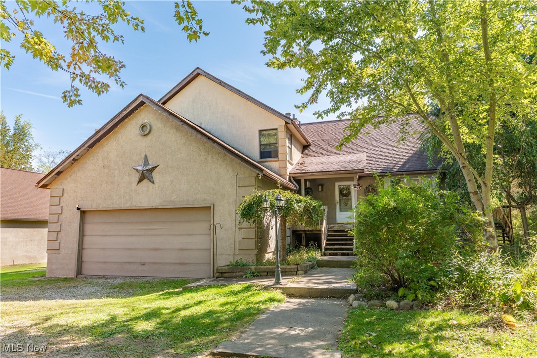 Seize this incredible opportunity to own this wonderful home. 4 bedrooms and 3 1/2 baths, on 1.9 acres. This home needs some TLC and some updates, but at this price you can transform this home into everything you've ever dreamed of. Lots of living spaces that includes a large great room with a wood burning stove/fire place, a formal living room, a large living space down stairs that can be any thing you want, open kitchen with a dining area, and a first floor laundry. The master suite has a privet deck, privet full bath and a walk in closet. The second bedroom has a peivet bath also would make a great guest room. There is great outdoor living space with three decks. Home has an over sized two car garage, a 24x40 pole barn and 3 other smaller out buildings. Small pond in back of this tree lined property which is partly fenced in, and has a gated driveway. This is an ESTATE SALE, seller will not do any repairs. The price reflects the condition of home.