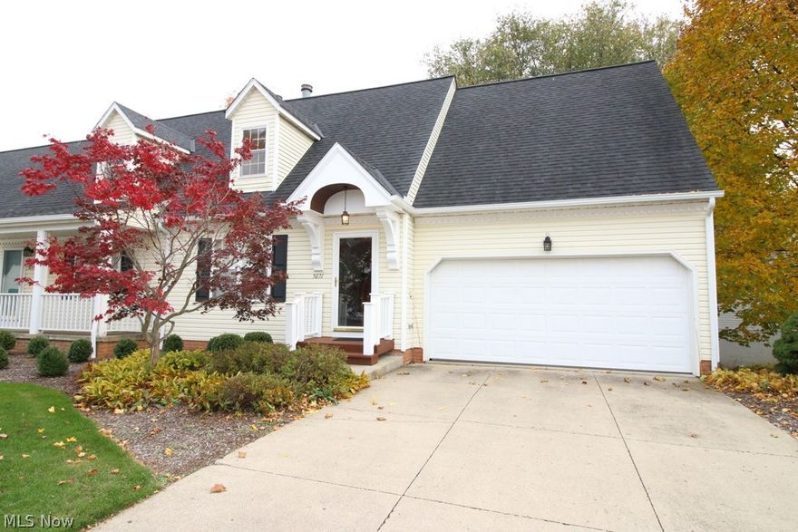 Are you looking for convenient condo living? Well, look no further than this wonderful end unit condo with a finished walk-out basement. Upon entering the front door you will see a beautiful living room with a corner fireplace as well as the openness to the remainder of the first floor. The kitchen has white cabinetry, granite countertops and wood flooring. All appliances will remain. The dining area with hardwood flooring opens to the family room that leads to a spacious deck overlooking the trees in the back. There is an additional room that can be used as a bedroom or any other purpose. A full bath is also on the first floor. Leading to the 2-car garage is an oversized laundry room with storage. The 2nd floor has 2 bedrooms, a full bath with a loft area, perfect for relaxing while reading a book. The finished walk-out lower level boasts a large 23x18 room that leads to the rear lower-level patio through patio doors. There is a full bath and a 4th bedroom. Also, an unfinished room fo