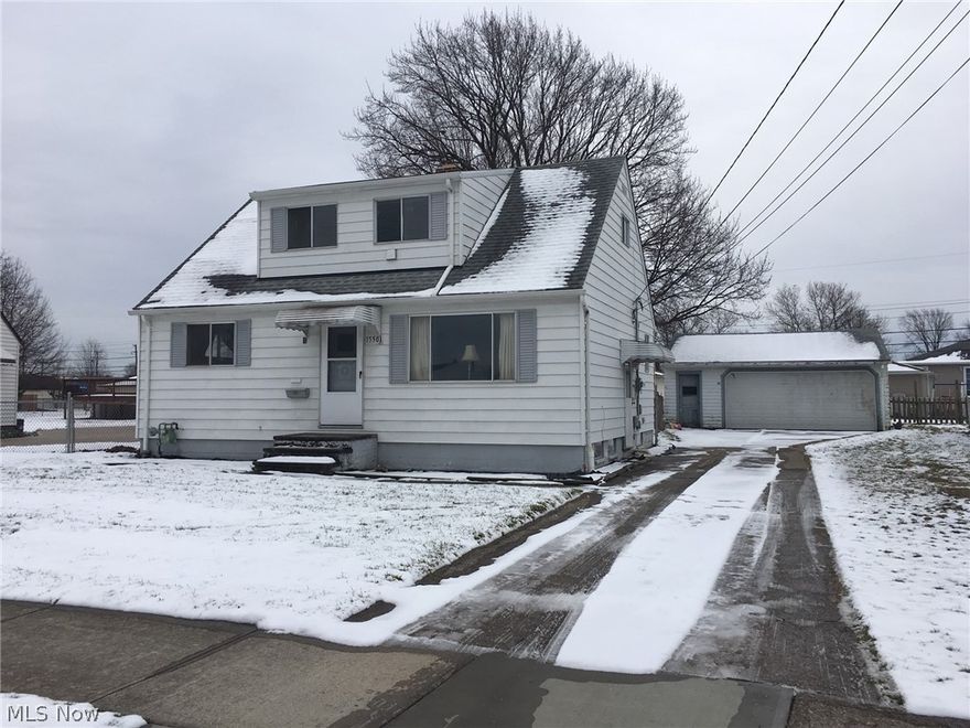 Solid Cape Cod on a large lot! Furnace central air, roof, and electric updated in last 2-4 years! Clean and spacious! Beautiful hardwood floors. Hurry, won't last!