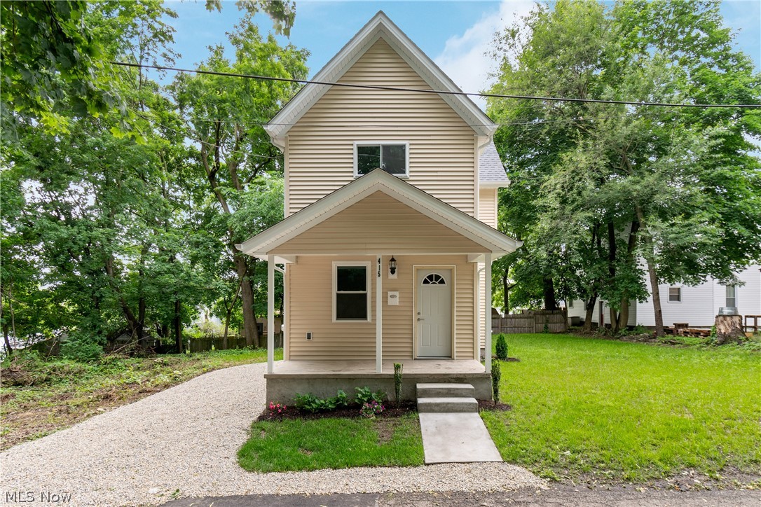 This newly renovated home offers the perfect blend of modern upgrades and classic charm. With 2 to 3 bedrooms (one on main floor) and two full bathrooms, this house is ideal for those looking for extra space. The first floor laundry adds convenience to everyday tasks, while the new windows flood the home with natural light. No detail has been overlooked in this renovation - from the new AC and furnace to the new drywall, plumbing, and electrical. The on-demand water heater ensures you'll never run out of hot water, while the new roof and siding give the home a fresh, updated look. At this price this home is a steal for all the upgrades it offers. Don't miss your chance to own this completely renovated gem! There is a room on the first floor that could be a bedroom.