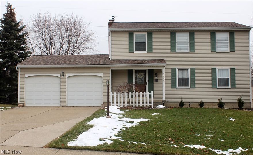 Take a look at this wonderful, 4 bed, 2.5 bath, colonial just minutes from historic Medina Square.  Situated on close to a quarter acre, this home boasts many great living spaces and upgrades throughout.  Extra large family room allows access to expansive kitchen featuring tons of storage space and under cabinet lighting with dining area and views of the backyard.  More counter space than you know what to do with!  Dining area is completed with wall of cabinets, built in desk area, and access to basement.  Living room features gas fireplace and mantle, with newer French doors opening to huge, carpeted sun room, bringing the outside in!  Newer slider opens to deck and backyard.  Master bedroom features wall of closets, views of backyard and updated master bathroom.  2 more generous sized bedrooms, updated full bath and a 4th bedroom/office complete the second level. Upgraded and updated Pella windows. Updated first floor half bath.  2 car insulated garage features gas heater and access