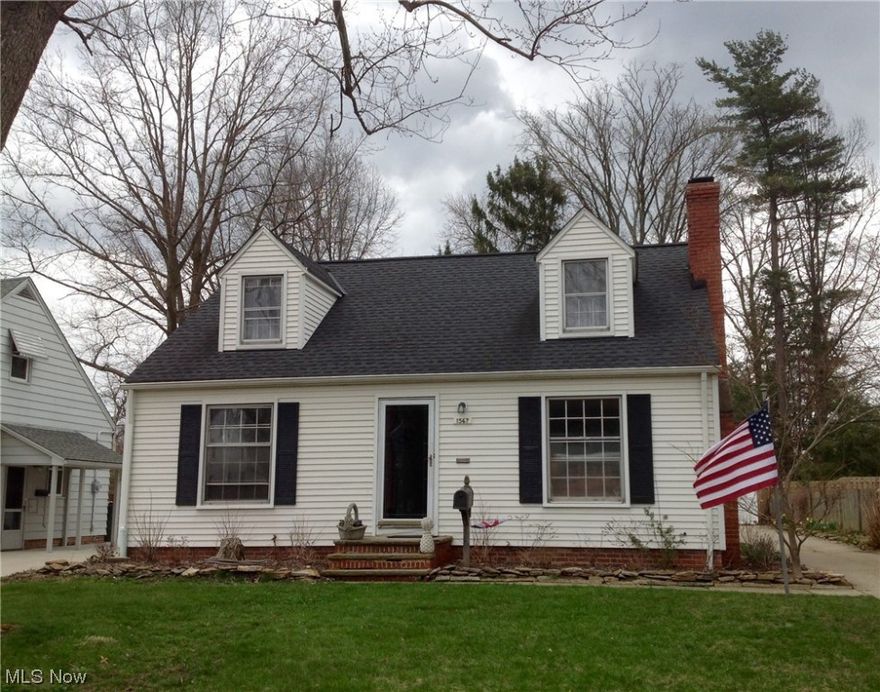 Cute cape cod in very sought after walkable tree-lined street. 3 bedrooms, 1 full (recently updated) bath. All hardwood floors.  Living room with wood burning fireplace. 2 bedrooms down, 3rd bedroom up with closet and lots of storage, Perfect for teen get-away or office. Large eat in kitchen with hardwood floors. Back door leads to covered deck and nice backyard. 2 car garage. Roof 8 years,Hot water tank 2023. B-dry system in basement with sump pump.  All appliances stay including washer dryer and freezer.  Close to shopping,restaurants and Notre Dame.