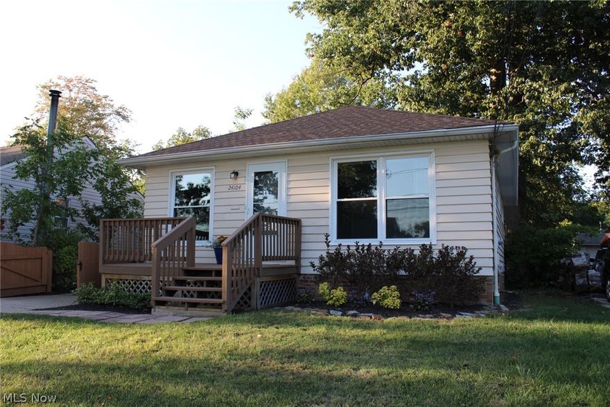 Come see this remodeled, charming Bay Village home before its gone! Located on a quiet street in Bay Village and in walking distance to local bars, restaurants and Reese Park.  This 2 bedroom, 2 full bath home features a brand new kitchen with all new appliances and granite countertops, refinished hardwood floors, fresh paint throughout and a bonus room that could be used as a home office. The basement has a laundry room, full bath and large finished area. The backyard features a spacious deck with ample privacy, large fenced in backyard and 2 car garage. The attic was reinsulated in 2021 to maximize winter efficiency. Enjoy all of the amenities Bay Village has to offer, including the excellent school system. Call today to schedule a showing of this one of a kind property.