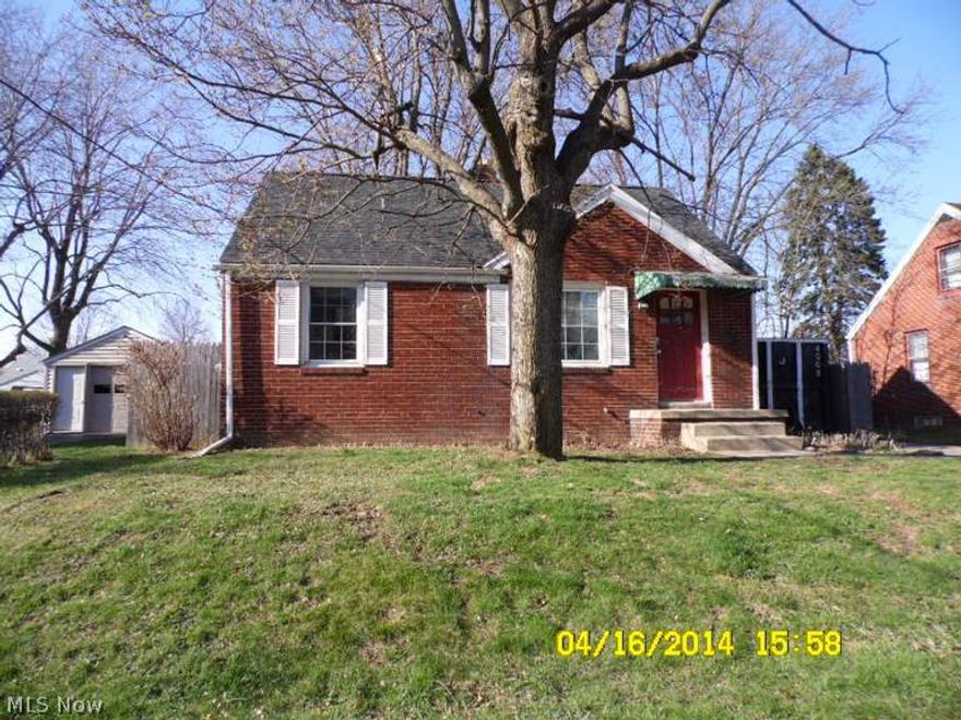 Brick bungalow in Canton City School district. 3 bedroom 1 bath with fenced back yard.