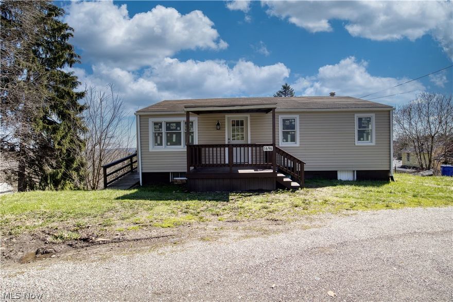 Are you looking for an updated house, but don't have a huge budget? Look no further. This house has been has gone through a total transformation. The owner striped it down to the studs and replace nearly everything. The house is 3 Bedrooms, 1 Bath. Cosmetic improvements include all new drywall, paint, flooring, kitchen cabinets, windows etc. Electrical & mechanical systems including, furnace, central air, & hot water tank have been updated. This house is in close proximity to East Liverpool High School. Good value is hard to find in this market. The house is priced to sell and I don't expect to see it sitting on the market long. For more information or to schedule a showing contact your agent as soon as possible.