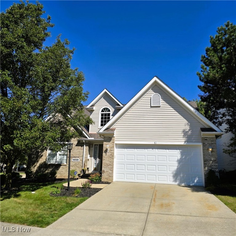 Be first or be sorry! Immediate possession! Turn the key and move in! Open and airy throughout. First floor owner suite featuring a walk in closet, beautiful hardwood flooring, full bath with granite countertops, soaking tub with a custom tile surround, 1 piece fiberglass shower and tile flooring! Eat-in kitchen with ample cabinets, granite countertops, panty and a nice eating area! Formal dining room with volume ceilings and a slider leading to a nice size stamped concrete patio with a natural gas grill! Great room has volume ceilings and gas log fireplace! 1st floor home office!First floor laundry room! 2story foyer. Second floor features loft overlooking great room and dining room, 2 bedrooms with double closets and a full bath! All window treatments and appliances stay including washer and dryer. Security system. Front door features a phantom screen. Updates include, half bath updated 2012, garage door 2016, owner bathroom 2017, refrigerator 2019, gray flooring 2021, furnace, AC and hot water tank 2021, 2nd story bathroom 2025. 1 year home warranty for buyer at transfer.