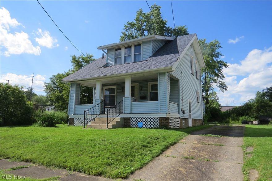 Cozy bungalow ready for your TLC. Newer furnace, A/C, windows, and HWT. Updated full bath on second floor and newer bath in basement. Glass block windows are an added feature of the basement as well. The mud room adjacent to the kitchen is a newer addition and leads to detached two car garage.  Neighbors show pride of ownership. Priced to sell.