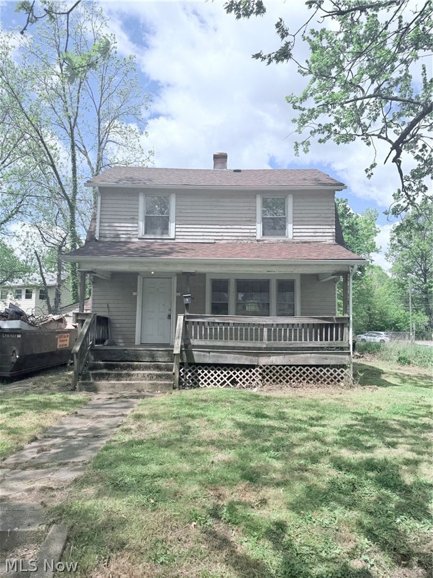 Come check out this renovated 3 bedroom Colonial in the heart of West Akron.  Whether you're an investor looking for a long term rental property, or someone looking for their first home, this property has it all.  You'll love the hardwood floors and open layout with the large living room and dining room.  The kitchen and bathroom were recently renovated, with lots of updates like vinyl windows and a large fireplace.  Property needs some TLC but is priced to sell.