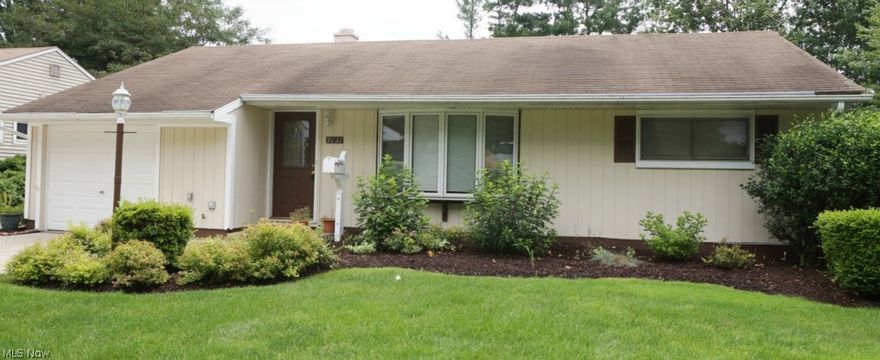 Outstanding Parma Heights Ranch, new carpet and freshly painted throughout.  Three spacious bedrooms with two full updated bathrooms.  Master bedroom has double closet.  Kitchen has ample cabinets,  updated counter tops and ceramic tile floor.  Large spacious living room with beautiful front window.  Large family room with gas fireplace and patio door to deck to enjoy this expansive backyard.  Two storage sheds for all the extra tools, yard equipment and play toys. This one is a joy to call home.