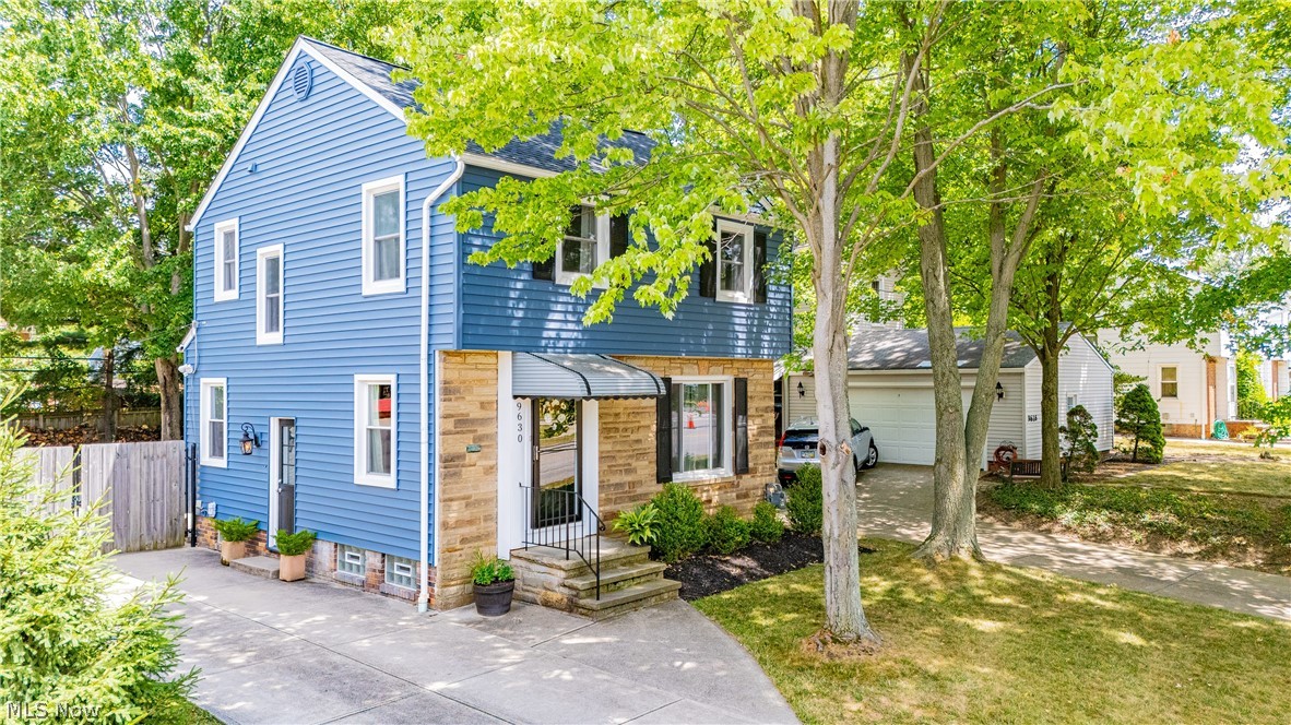 You'll immediately feel "at home" here at 9630 Snow rd. This well cared for colonial is just waiting for you to make it your own! As you pull up, notice the beautiful new siding and roof just finished this year! Enter into the cozy livingroom complete with large picture window and gas fireplace. Travel into into the dining room and kitchen where you'll love the updated white cabinets, granite countertops and stainless steel appliances that stay with the home! Upstairs you'll find 3 generously sized bedrooms and a full bathroom. The basement is partially finished and has another full bath! Updated glass block windows throughout. Now go outside...You'll make yourself right at home in the beautiful and private backyard with a firepit and nice patio area that is fully fenced in! Perfect for entertaining or just to chill with your morning coffee or relax in the evening. There is plenty of room to add a garage or carport. This home is close to shopping, dining, schools and right down the street from the metroparks! Seller offering a 1yr home warranty for buyer peace of mind. Call to schedule your showing today!
