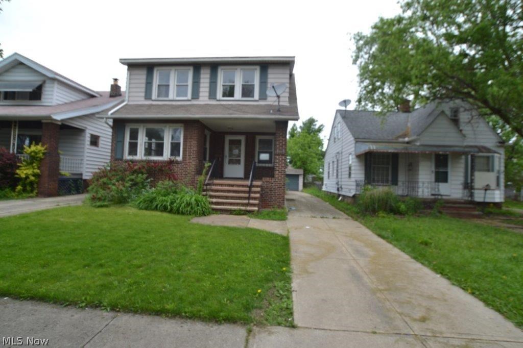 Great looking colonial with fenced in rear yard and detached garage and cover patio. Two Full baths one in basement and one on second floor. Hardwood floors throughout. Great near move in ready property that needs final touches by any would be homeowner.