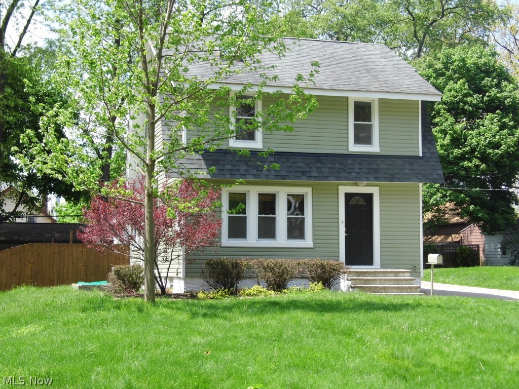 Beautifully renovated home in Silver Lake OH with a gorgeous setting, 3 bedrooms with full bath on 2nd floor & additional half bath on 1st floor, flex space, well appointed kitchen with tall dark cabinetry, peninsula, pantry cabinetry, granite countertops, stainless steel appliances (gas stove, micro, dishwasher & gourmet fridge with 2 doors and bottom load freezer), soft close cabinets and drawers, great lighting & MORE! Fenced in rear yard with privacy fence with gates and tandem 2 car garage (double deep), make this newly remodeled home spectacular! New siding, fascia, soffitt, gutters and professionally landscape/maintained with concrete driveway. All hardwoods have been professionalyl refinished to their original glory and both bathrooms and kitchen are tiled so no carpet in this home! Say no to allergies! New electrical panel and hot water tank and painted basement are a bonus! Newer windows and high efficient furnace with central air conditioning round out this home to be move i