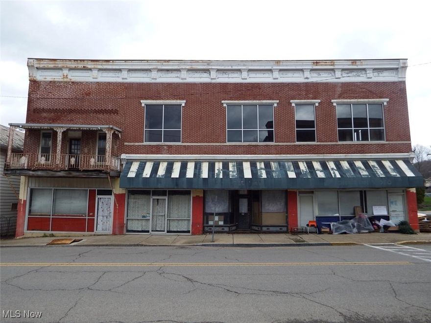 A rare opportunity to own a historic property on the Main Street of Crooksville, Ohio! This expansive building offers 11,072 square feet of versatile space, with multiple residential Living areas and an endless array of potential uses. The property's historical charm is complemented by its prime location in the heart of Crooksville, providing immediate access to local amenities, shops, restaurants, and much more.