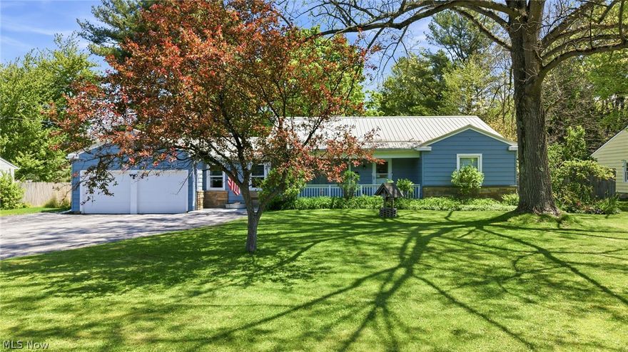 Beautifully maintained Conventional-style home situated on .98 acres offering 3 bedrooms, 2.5 baths, and approximately 1,740 sq ft of living space. Open floor plan with spacious living areas and two fireplaces. Kitchen features granite countertops and flows nicely into the dining and living spaces, making it perfect for entertaining. Partially finished basement offers potential for a 4th bedroom, rec room, office, or additional living space. Home includes two furnaces, two central air units, and two washer/dryer hookup locations for added convenience. Enjoy the beautifully landscaped yard from the welcoming front porch or relax in the gorgeous backyard patio area. Attached garage plus two storage sheds provide plenty of additional storage space. This well-cared-for property offers comfort, functionality, and peaceful country-style living while still being conveniently located near local amenities.