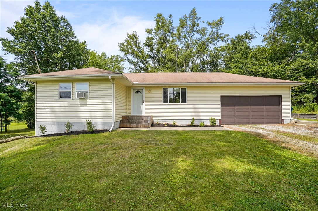 This charming single-story home offers comfort, space, and opportunity—featuring 3 spacious bedrooms, 1 full bath, and a flowing open floor plan designed for easy living and entertaining. Set on nearly an acre in the highly sought-after Green Local School District, this home provides the perfect blend of convenience and privacy. The main living area feels both cozy and open, ideal for hosting friends or relaxing with family. Step outside to a spacious backyard and deck—perfect for cookouts, gatherings, or simply enjoying Ohio’s beautiful seasons. An attached 2-car garage offers plenty of room for vehicles and storage. The partially finished basement adds extra flexibility for a home gym, workshop, or future fully finished space. Whether you’re a first-time buyer, downsizing, or investing, this move-in-ready home offers incredible potential in a fantastic location.
Schedule your private showing today—your next chapter starts here