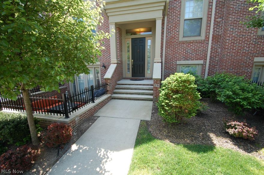 Beautiful upscale and modern town-home with loads of upgrades over the typical condo in this complex -- extraordinary high end lighting, hardware, cabinetry, vessel sinks, finishes, appliances, and an over-sized patio. Located less than 10 minutes of Lake Erie, Rocky River Park, Rocky River Marina, and a host of great bars and restaurants, it has a 2-car attached garage, finished lower level with laundry, full bath, and family room with access to walled patio with built-in gas grill. The main level has a very open floor plan that's ideal for entertaining. It includes a 2-story great room with gas fireplace; formal dining room; and a gourmet granite kitchen with expansive breakfast bar, espresso-stained cabinets, glass tile backslash, and stainless steel appliances. There's also a glamorous 1st floor powder room and a luxurious owners suite with an AMAZING modern tiled bath with over-sized tiled shower with frame-less glass doors, dual suspended espresso-stained vanities, make-up vanity