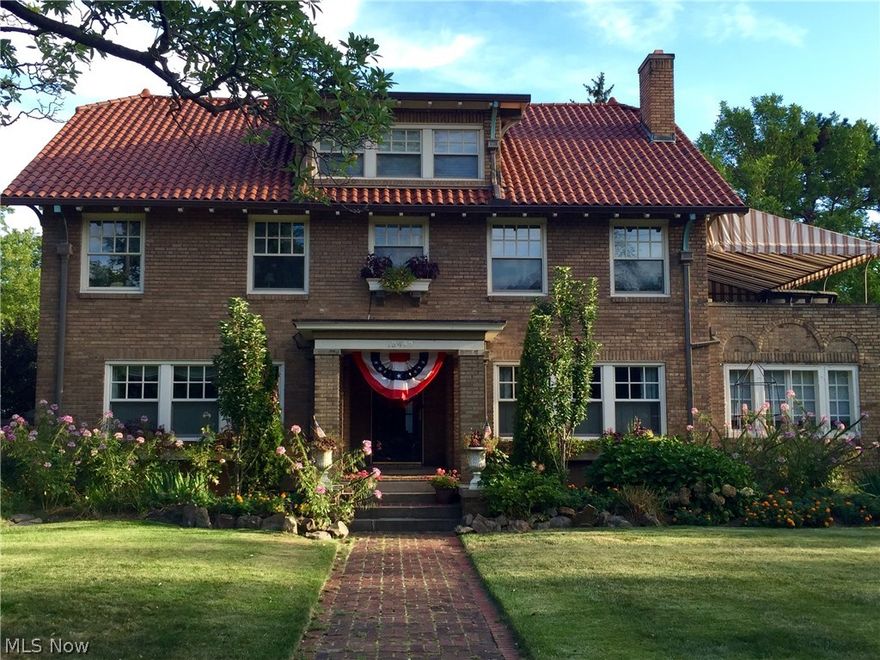 Lakewood Classic Brick Colonial!  6 Bedrooms, 5-1/2 Bath Stunning Home! Open-ended to Lake Erie.  Quality Granite Country Kitchen w/Wolf Appliances, Butler Pantry, Stone Hearth Room.  Enjoy your holidays with a Huge Dining Room, Fantastic Great Room, Private 2nd Floor Veranda Overlooking Stocked Pond; Granite Grill Area.  4-Car Garage!  The Very Best!