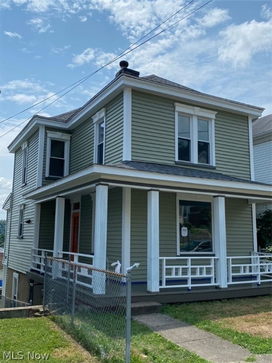 Completely remodeled & updated 2 bedroom/2 full bath home with new electric, furnace, plumbing, & AC. The 1st floor is an open floor plan with a living room,  eat-in kitchen, & a laundry/bath. The kitchen has a SS refrigerator, stove,microwave, and a large pantry. The 1st-floor bath/laundry has a step-in shower & includes the washer & dryer. The 2nd floor has the 2 bedrooms & a Jack & Jill bath with a tub/shower connecting the 2. The basement has a rec room, plenty of storage area, & a walk-out to the patio, back yard & off-street parking for 2 cars. This home is ready for you to move right in.
