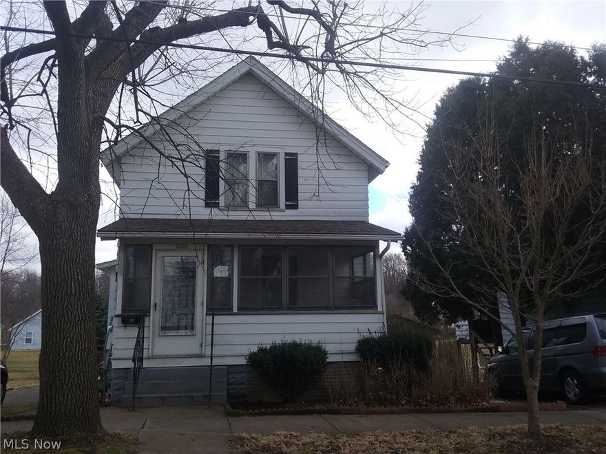 This property would be a great home or investment property. Adorable home with enclosed porch, cute kitchen, living room, and room on main floor that could be used as bedroom or office, also room that could be used as office or dining room.  THREE CAR GARAGE. Please provide 48 hrs notice for showings.