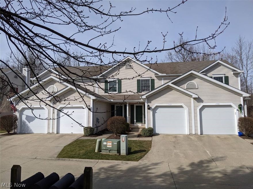 This townhouse is perfect for someone that wants to be able to move right in and enjoy the maintenance free living, which includes landscaping & snow removal.  You will be the first one to enjoy the fresh paint and new carpet thru out.  On those cold and/or rainy, snowy days; enjoy pulling into the attached garage and walking right into the house.  Unwind on your private patio off the living room.  Kitchen appliances will remain.  The full basement, once finished will give you additional living space.  Dishwasher, range, kitchen counter tops and central air less than 3 years old; furnace less than 5 years old.