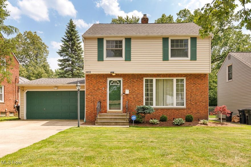 Welcome to this charming Lyndhurst Colonial! This beautifully maintained 3-bedroom, 3-bath Colonial is nestled in a  desirable Lyndhurst neighborhood. The first floor offers natural lighting, spacious living room, a formal dining room perfect for entertaining, a cozy family room & ceiling fans throughout. The functional kitchen is ideal for daily living & offers plenty of counter & cabinet space with all kitchen appliances included.  A 1/2 bath located just off the family room. Upstairs, you'll find three comfortable bedrooms, a full bath, and generous closet space throughout. The partially finished basement provides additional living space along with a dedicated laundry area washer, dryer & additional updated full bath. Enjoy family & friends in the spacious & well-kept backyard, a large deck for relaxing or entertaining, and attached two-car garage. This home offers the perfect blend of comfort, character, and functionality! Don't miss the opportunity to call this home!