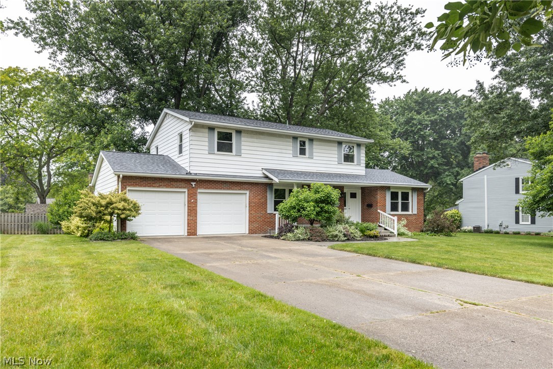 Welcome home to this beautiful 4 bed 2 1/2 bath colonial in Wadsworth located in a great neighborhood close to schools, shopping & highways. When you open the front door, you're greeted by a lovely foyer with hardwood flooring leading to either a quiet living rm with new carpet or a huge family rm with hardwoods, a beautiful bay window, gas FP with large harth, and built-in bookshelf. From there, go through the sliding glass door onto the amazing back deck that's shaded by 2 lg. maple trees. This space is perfect for entertaining LG gatherings of family & friends yet serene for a morning cup of coffee. Gas line in place to hook up gas grill. Small pond is off the side with a water feature making it a perfect spot for relaxing any time. Back through the family rm, you enter a bright kitchen w/ white cabinetry, dbl oven & spacious peninsula with glass top stove, & room for 4 stools & plenty of space for food prep. From the kitchen is direct access to the sizeable laundry rm which has a desk for small home office or doing homework, as well as lg pantry & extra kitchen cabinets, plus a second entrance to the deck & the 2 car oversize garage with high ceilings & plenty of room for storage. On the other side of the kitchen is a dining room boasting beautiful original hardwood floors. Rounding out
the 1st flr is a fully updated half bath and beyond that you end up back in the foyer, making for smooth flow throughout the 1st level.
Up the stairs to the 2nd flr is new carpeting extending to all 4 of bedrms. The lg master bedroom has new lighted ceiling
fan and beautifully remodeled en suite with walk-in shower, ceramic tile flr, & a free-standing linen cabinet. The 2nd remodeled full bathroom has dbl sinks, tub and shower. The huge basement has been completely waterproofed & is ready to be
transformed into a play space, rec rm or man cave of your dreams, hook up for bar sink in place. You will be only the 2nd owner of this
gem so don't let this opportunity pass you by.