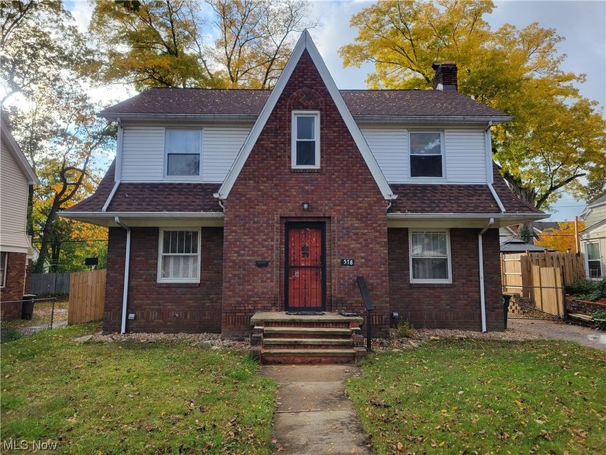 Do you love the look and feel of the classic Tudor style home, but hate the big prices? Well, take a look here.... What an opportunity to grab a very spacious 4 bedroom home, and with a little work, build your easy equity!  Beautiful woodwork and floors throughout! Gorgeous living room with fireplace anchors one side of the entrance and a beautiful dining room flanks the other side. Fully fenced back yard and a 2 car attached garage...... and did I mention yet that it is on a dead end street? This lovely home has had some updates such as Complete roof tear off and replace in 2020, new privacy fence in 2023, hot water tank and bathrooms done in the past few years, gutter guards, and MORE. However, the only issue is that the kitchen was last on the list, and it is still on the list of "things to do" it is , however, it is a great size and even has a separate eating area attached to the kitchen, and still separate from the dining room! Oh wait, it gets better! This home has a partially finished basement too!!