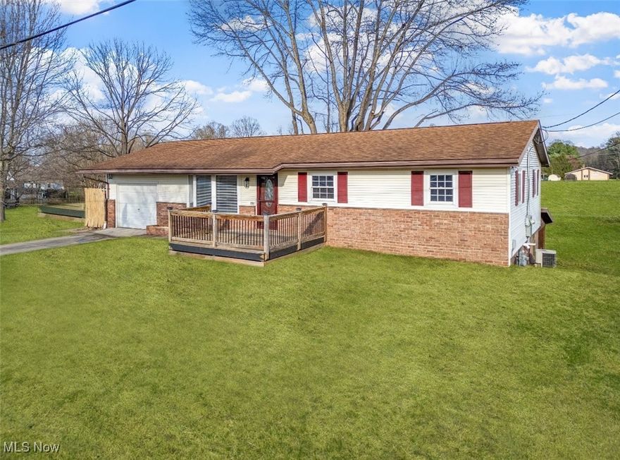 This beautifully updated 3-bedroom, 2-bath ranch offers stylish, modern living with a completely renovated main level. Enjoy the convenience of main-floor laundry, plus an additional laundry area on the lower level. The lower level features a full kitchen, walk-out access, and the potential for a second living space. A one-stall garage adds to the convenience. Don't miss this move-in-ready gem!